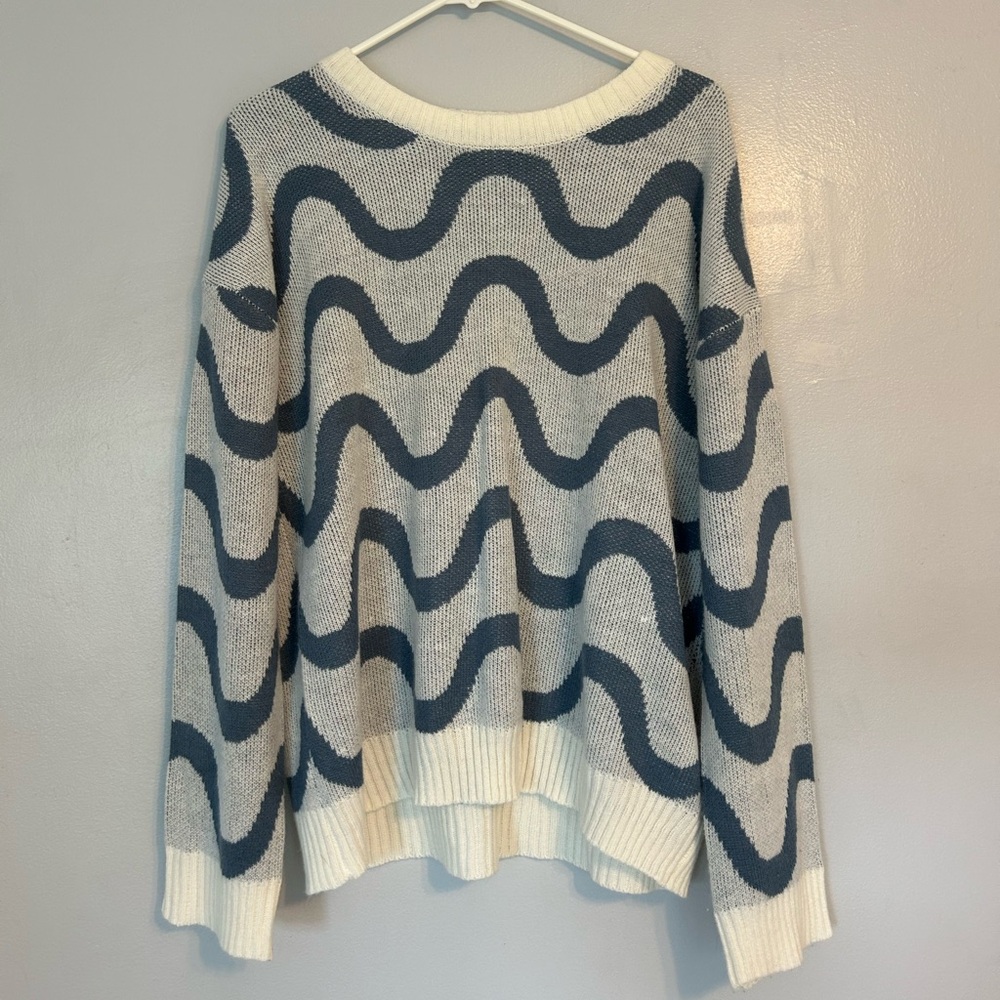 Just polly girls large blue sweater